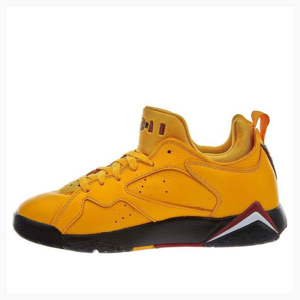 Yellow Nike Low NRG Taxi Sneakers Men\'s Air Jordan 7 | JD-018YQ