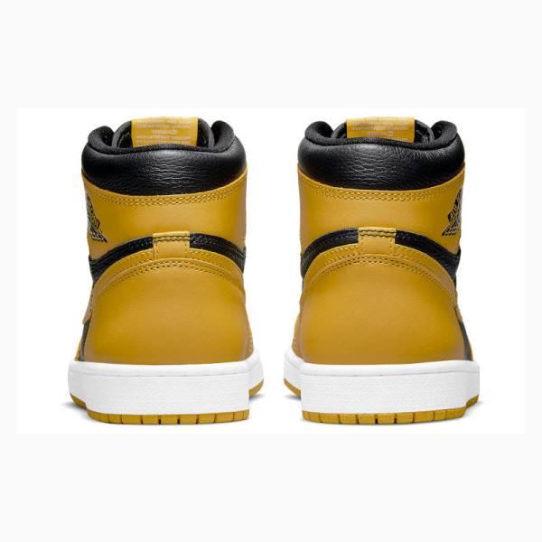 Yellow Nike Retro High OG Pollen Basketball Shoes Men's Air Jordan 1 | JD-623LF