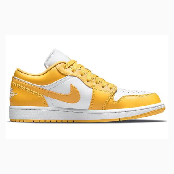 Yellow Nike Retro Low Pollen Sneakers Men's Air Jordan 1 | JD-624NH