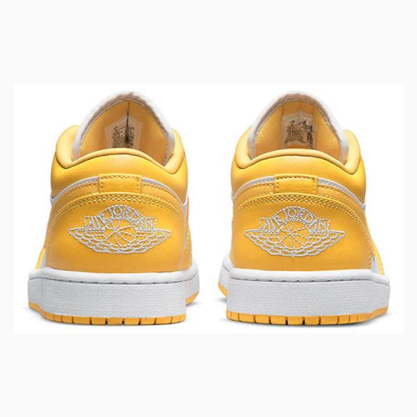 Yellow Nike Retro Low Pollen Sneakers Men's Air Jordan 1 | JD-624NH