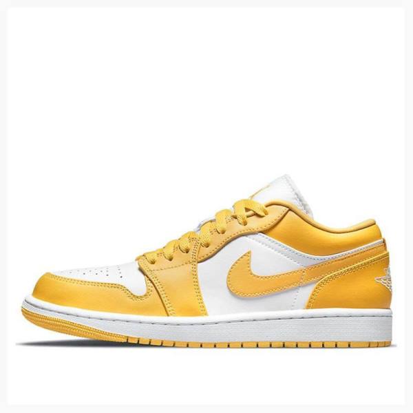 Yellow Nike Retro Low Pollen Sneakers Men\'s Air Jordan 1 | JD-624NH